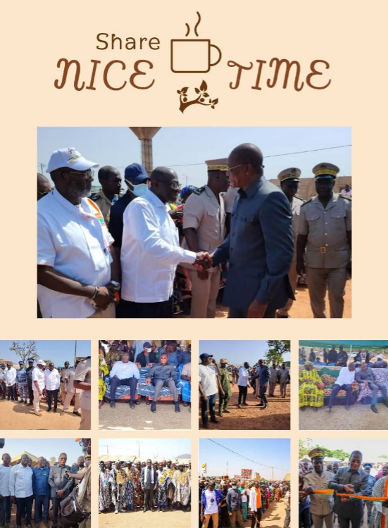 Inauguration de nouvelles infrastructures par le Président du Conseil Régional de la Bagoué